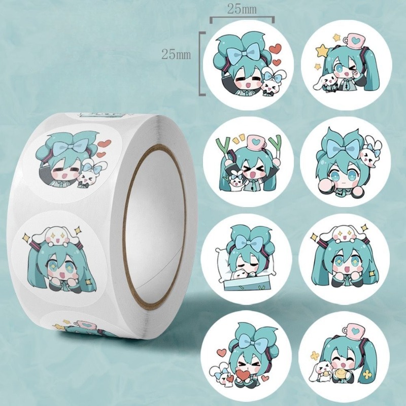 Scrapbooking - Ins Aesthetic Cute Hatsune Miku Stickers,