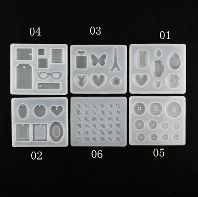 6 Designs Silicone Resin Mold  - Silicone Epoxy Resin Molds Set recension och pris