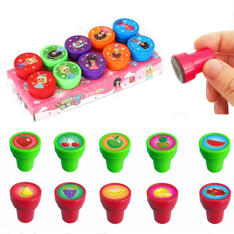 10pcs/box Assorted Stamps Self - Painting Supplies recension och pris
