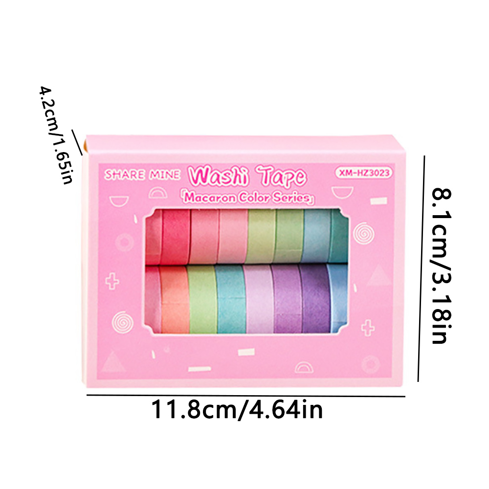 20 Roll Washi Tape Set Diamond - Painting Supplies recension och pris