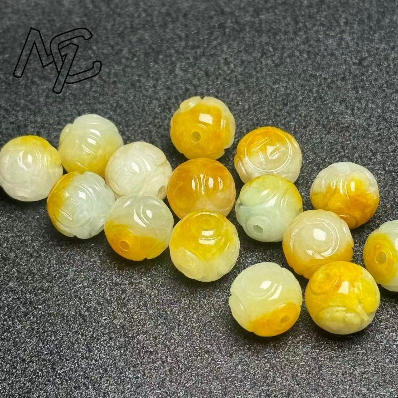 5pcs Natural Yellow Emerald Ja - Beading recension och pris