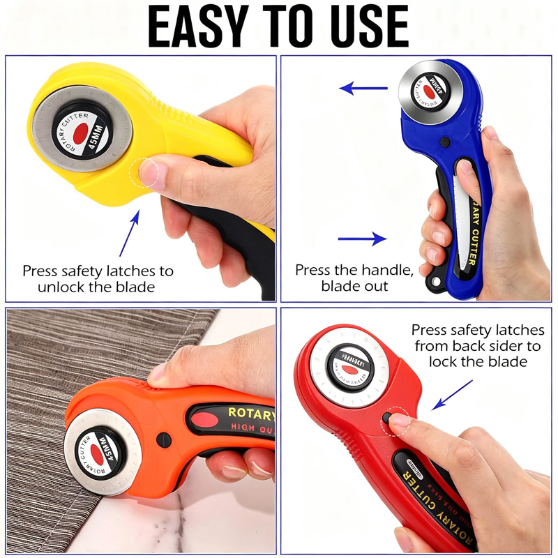 Fabric Rotary Cutter 45mm Blad - Rotary Cutter For Fabric 45Mm recension och pris
