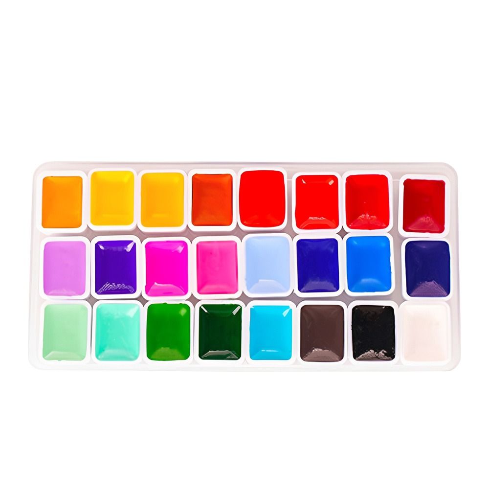 24 Colors Watercolors Paint Se - Watercolor Paint Set Solid Pigment recension och pris