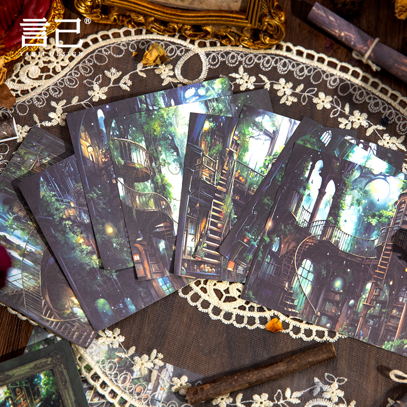 40 pcs Vintage INS Futuristic  - Vintage Junk Journal Scrapbooking Paper recension och pris