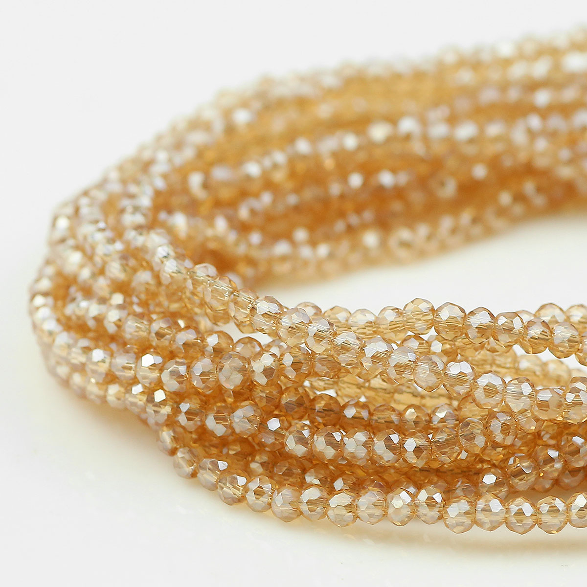 WLYeeS Flat Round Gold Champag - Glass Seed Beads 2Mm Jewelry Making recension och pris