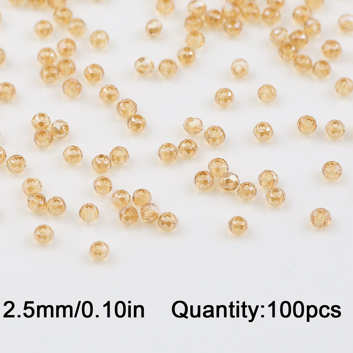 WLYeeS Flat Round Gold Champag - Glass Seed Beads 2Mm Jewelry Making recension och pris