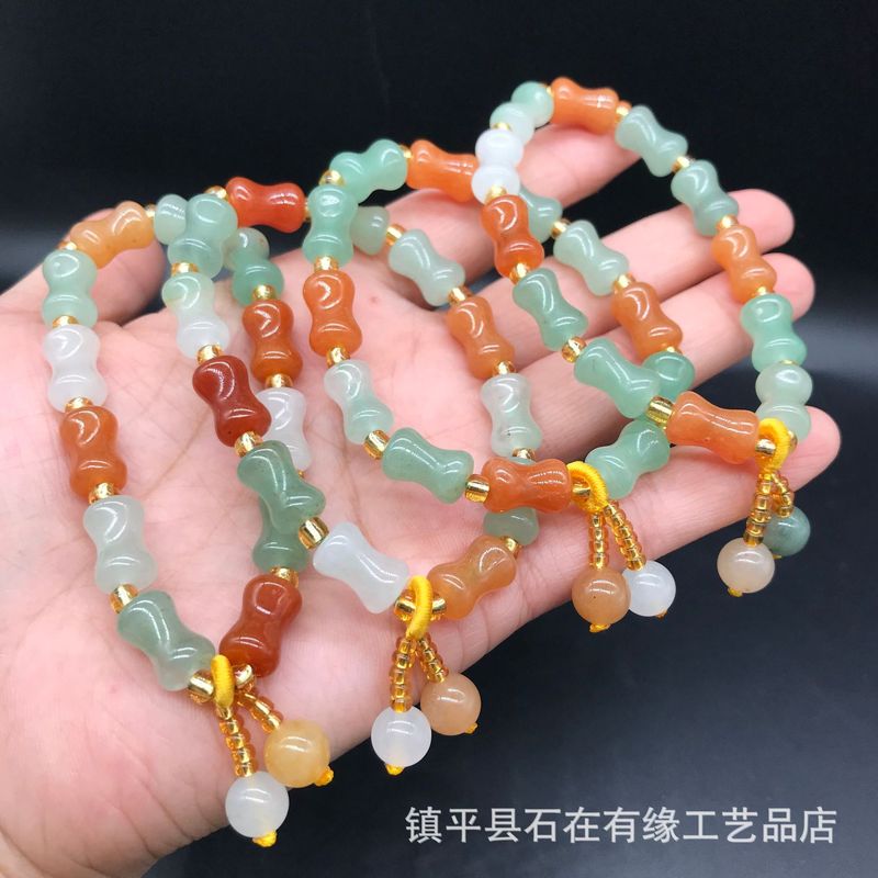 Natural Aventurine Bamboo , Go - Beading recension och pris