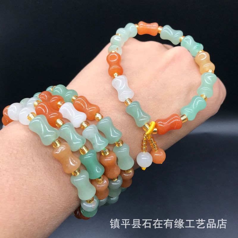 Natural Aventurine Bamboo , Go - Beading recension och pris