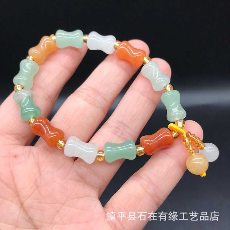 Natural Aventurine Bamboo , Go - Beading recension och pris