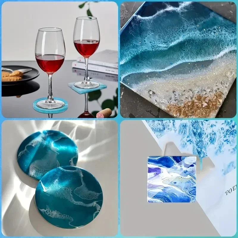 5Pcs/Set DlY Epoxy Resin Cup C - Silicone Epoxy Resin Molds Set recension och pris