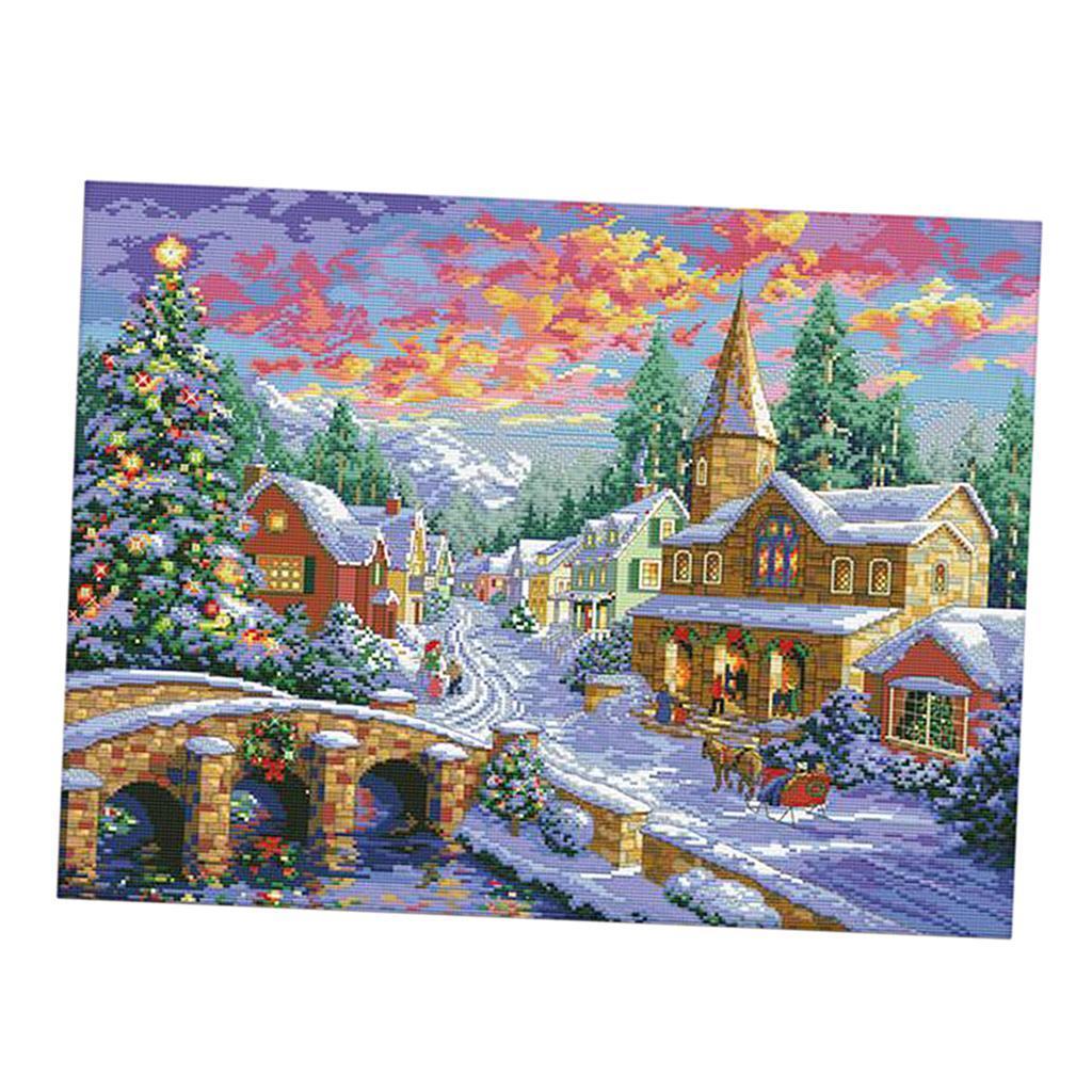 DIY Needlework Craft Stamped C - Cross Stitch Stamped Kits Beginners recension och pris