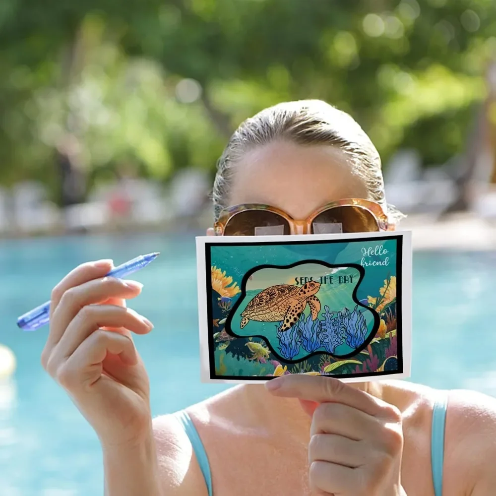 Ocean Life Clear Stamps Marine - Clear Silicone Stamps For Card Making recension och pris