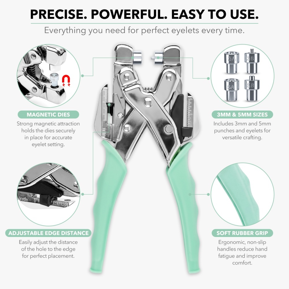 Grommet Tool Kit Handheld Hole - Sewing recension och pris