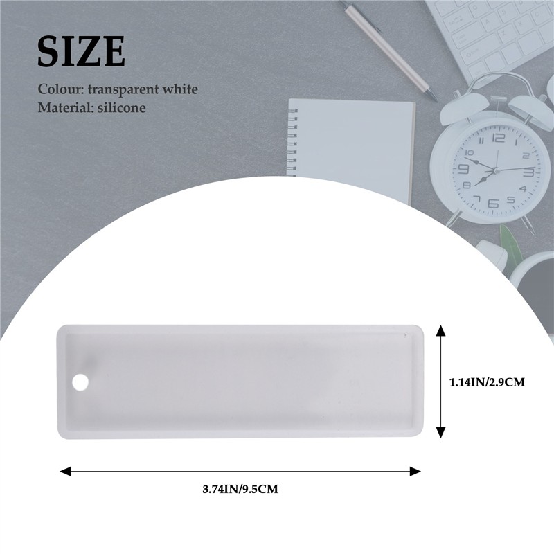 The New 6 Pcs/set Rectangle Si - Silicone Epoxy Resin Molds Set recension och pris
