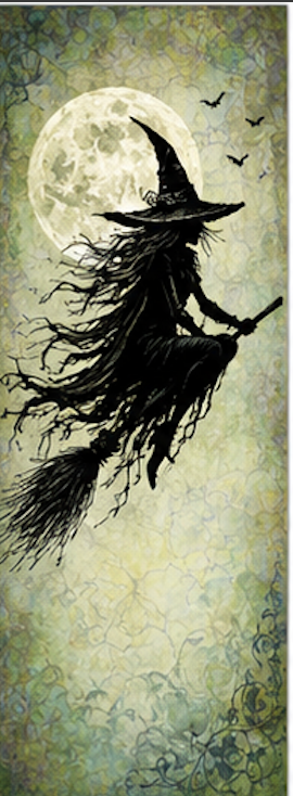 The Witch Riding a Broom Clear - Clear Silicone Stamps For Card Making recension och pris