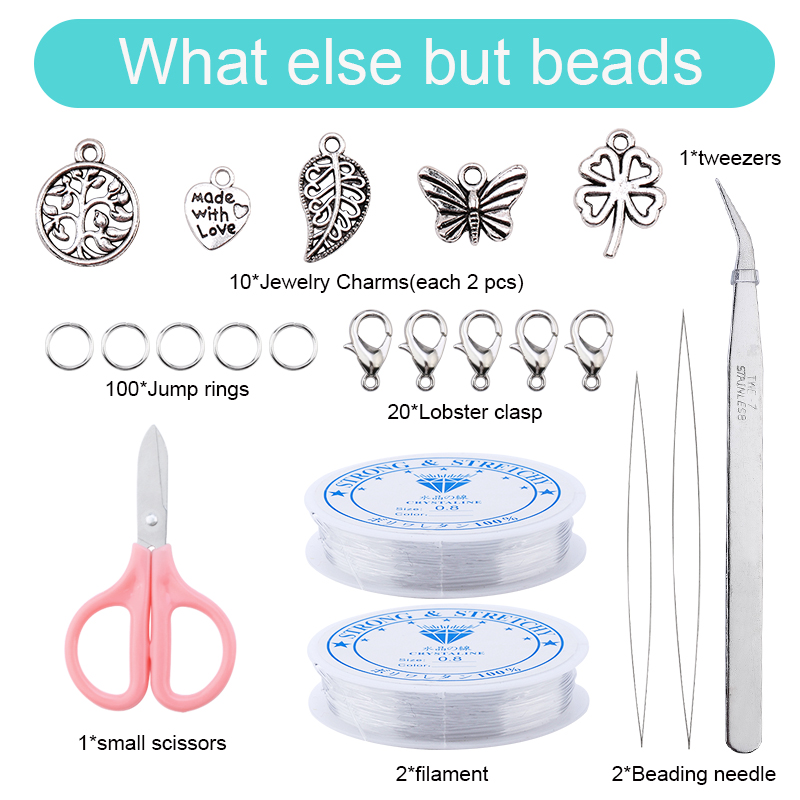 20000pcs Jewelry Making Kit Se - Glass Seed Beads 2Mm Jewelry Making recension och pris