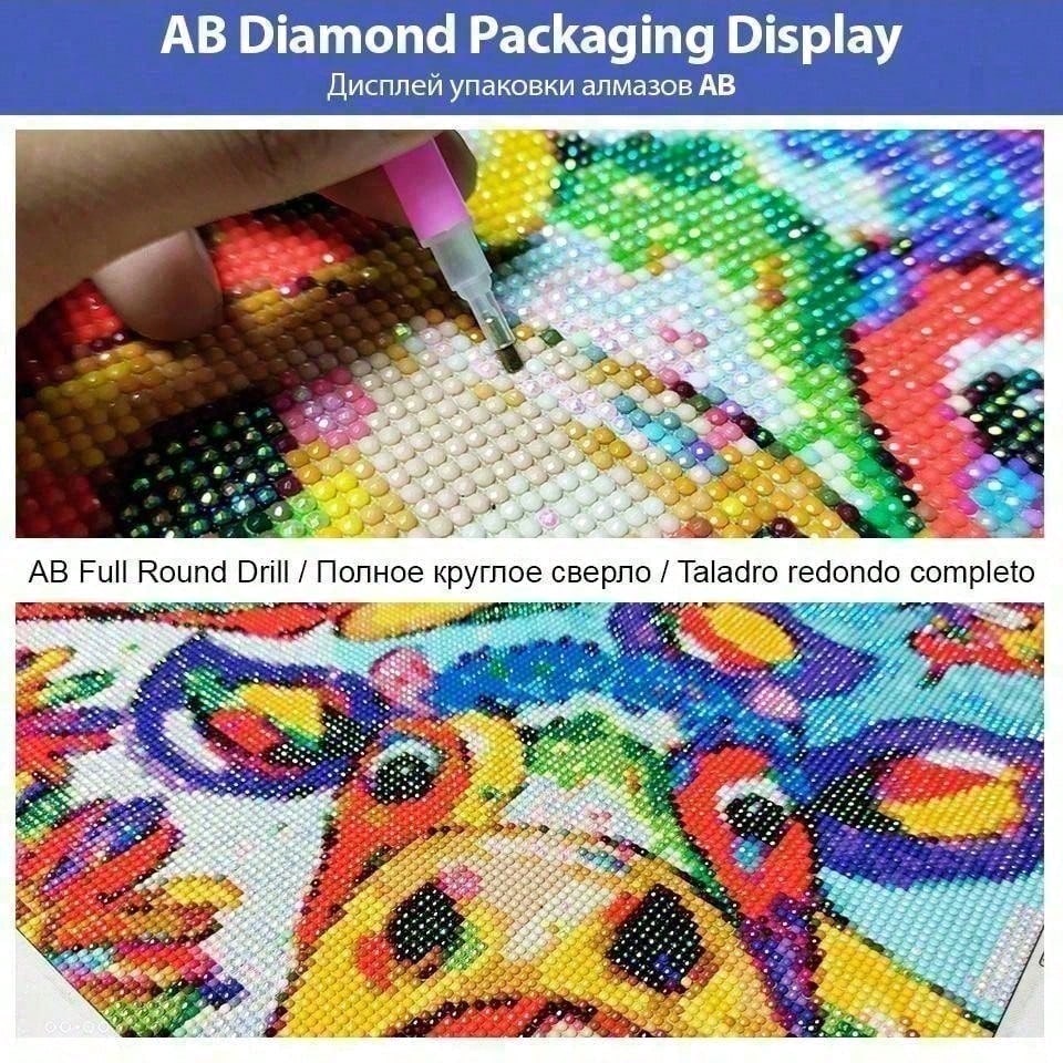 1 piece of 5D DIY flocking clo - 5D Diamond Painting Kit Full Drill recension och pris