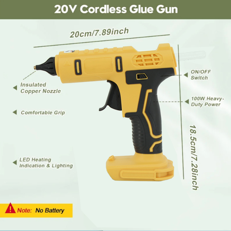 Cordless Electric Handheld Hot - Hot Melt Glue Gun Cordless recension och pris