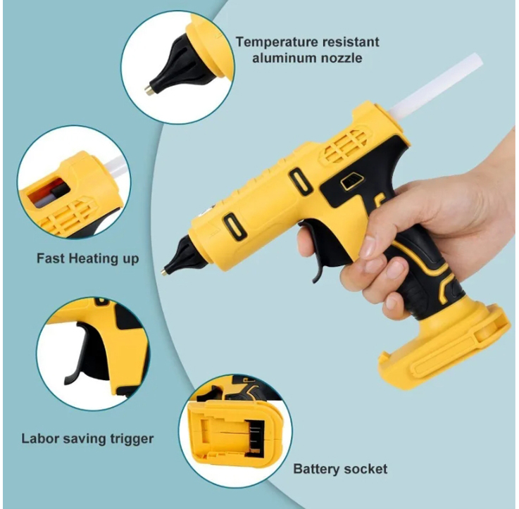 Cordless Electric Handheld Hot - Hot Melt Glue Gun Cordless recension och pris