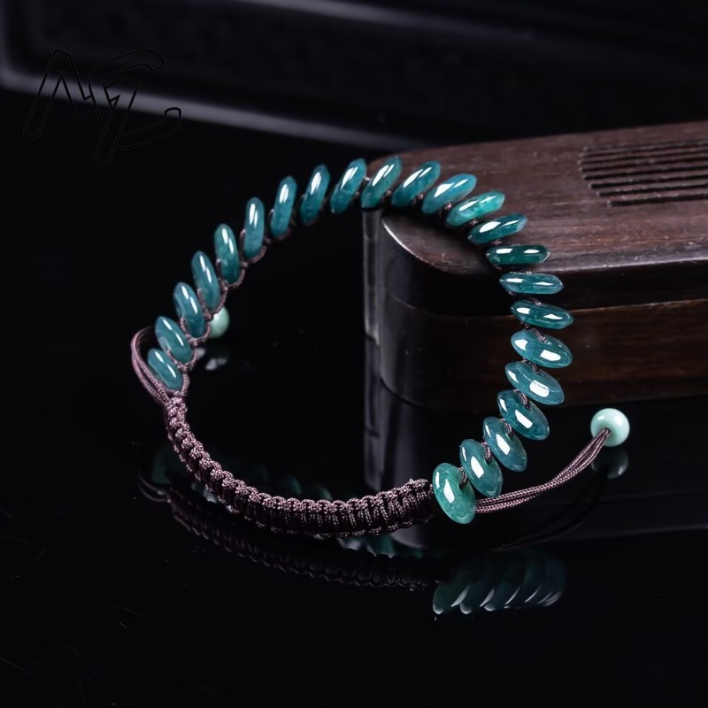 Natural Real Emerald Blue Wate - Beading recension och pris