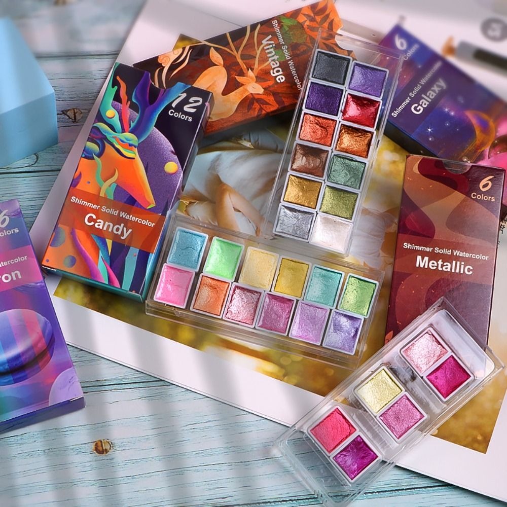 Portable Solid Watercolor Pain - Watercolor Paint Set Solid Pigment recension och pris