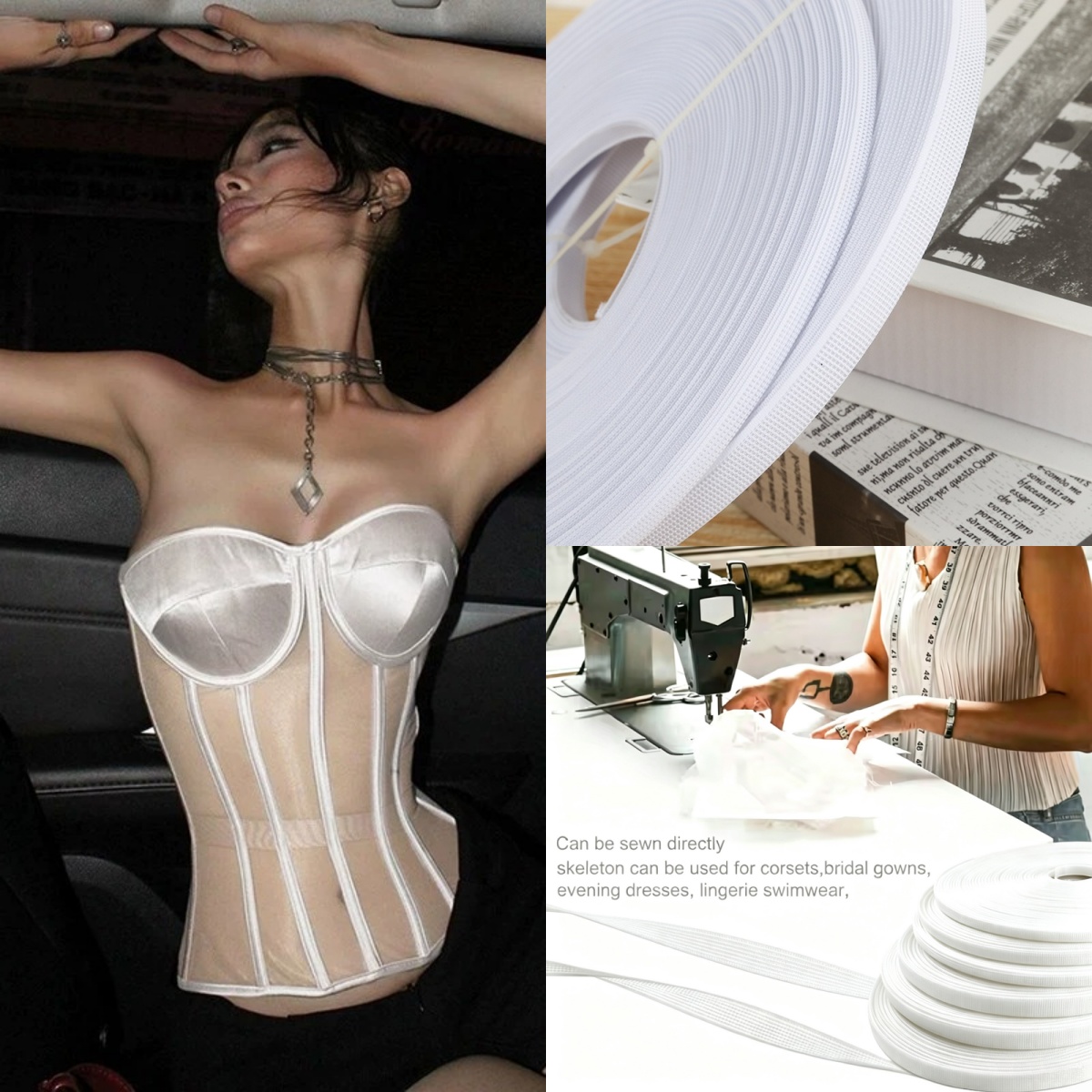 Polyester Fish Boning Tape Cri - Sewing recension och pris