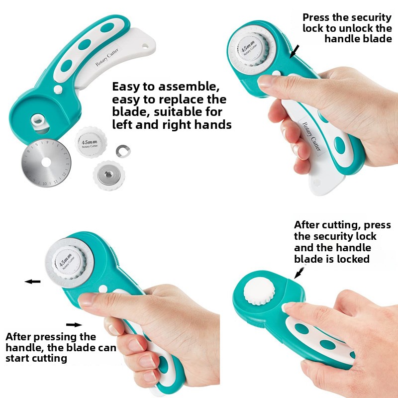 Rotary Cutter 45mm Fabric Cutt - Rotary Cutter For Fabric 45Mm recension och pris