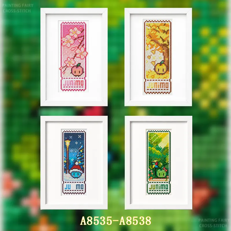 [A-Four Seasons Series]Beginne - Cross Stitch Stamped Kits Beginners recension och pris