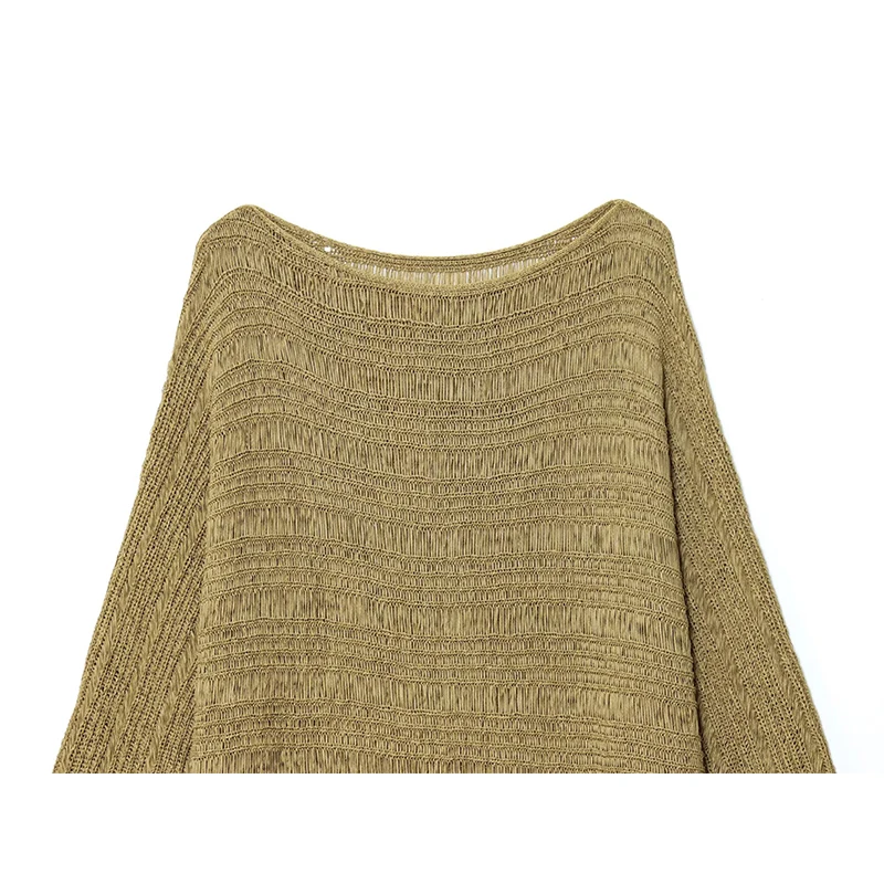 Vintage Boat Neck Knit Sweater - Embroidery recension och pris