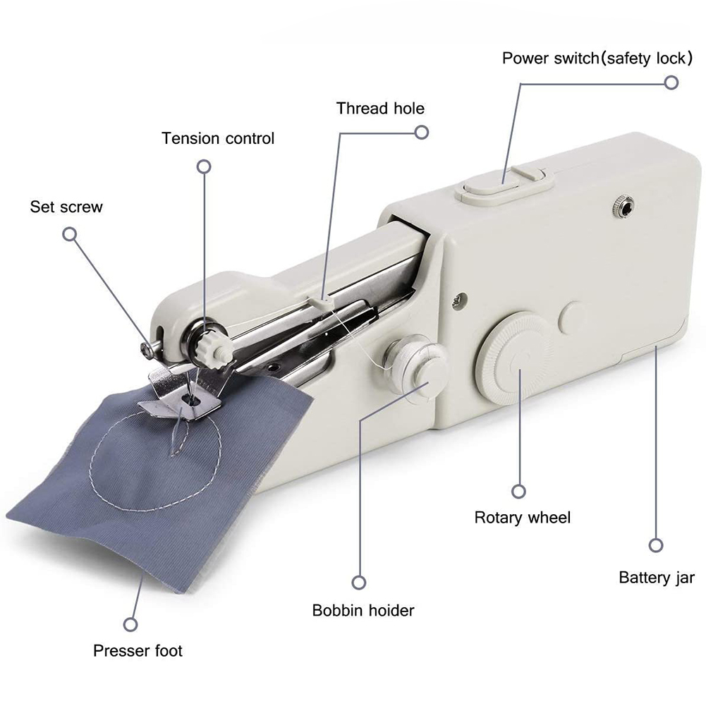 Portable Handheld Sewing Machi - Mini Electric Sewing Machine Handheld recension och pris
