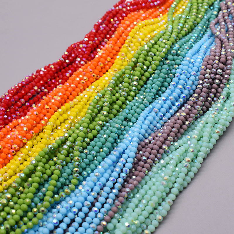 4mm Color scheme 6 strand/bag  - Glass Seed Beads 2Mm Jewelry Making recension och pris