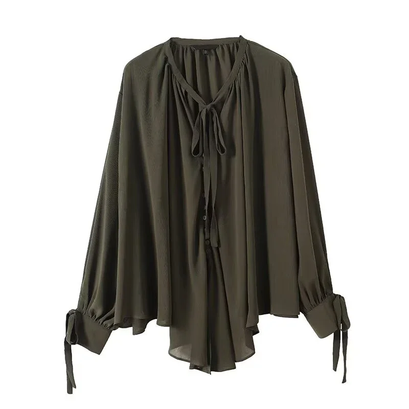 2025 French Style Women's Shir - Embroidery recension och pris