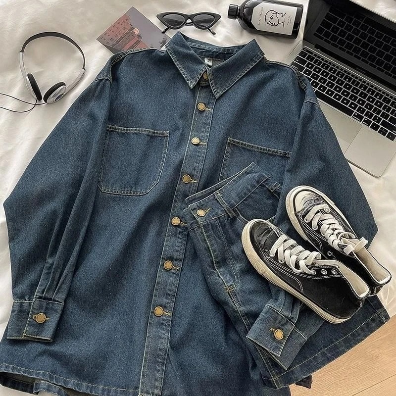 Y2K Denim Skirt Set: Vintage J - Embroidery recension och pris