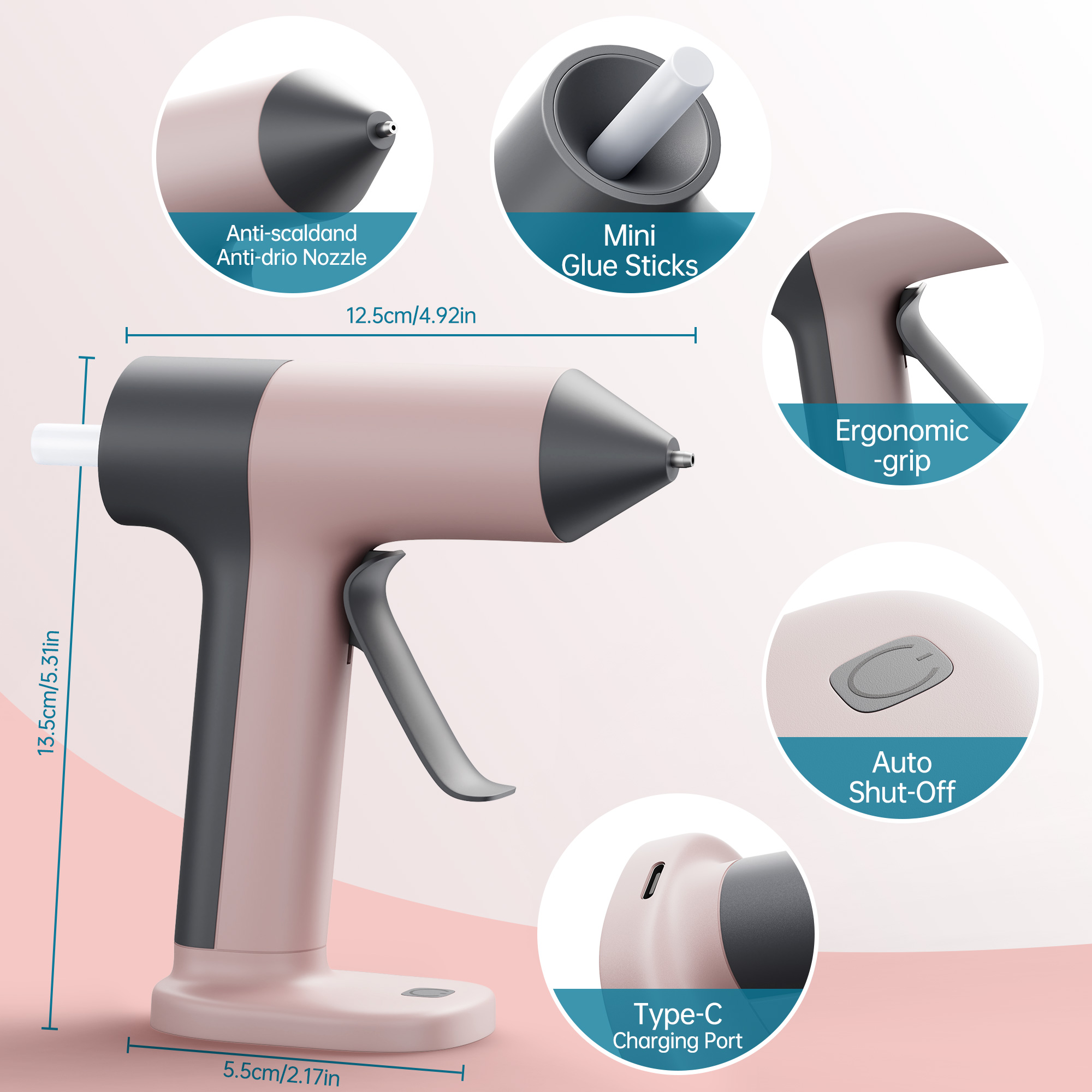 Wireless Hot Glue Gun Quick Pr - Hot Melt Glue Gun Cordless recension och pris