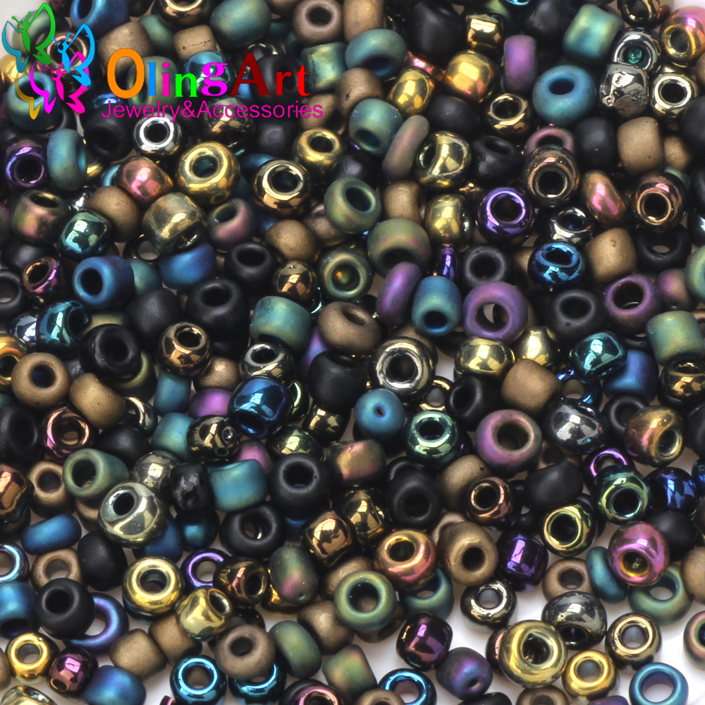 2mm 3mm 4mm Plating Matte Colo - Glass Seed Beads 2Mm Jewelry Making recension och pris