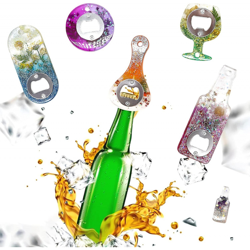 Bottle opener resin mold、Beer  - Silicone Epoxy Resin Molds Set recension och pris