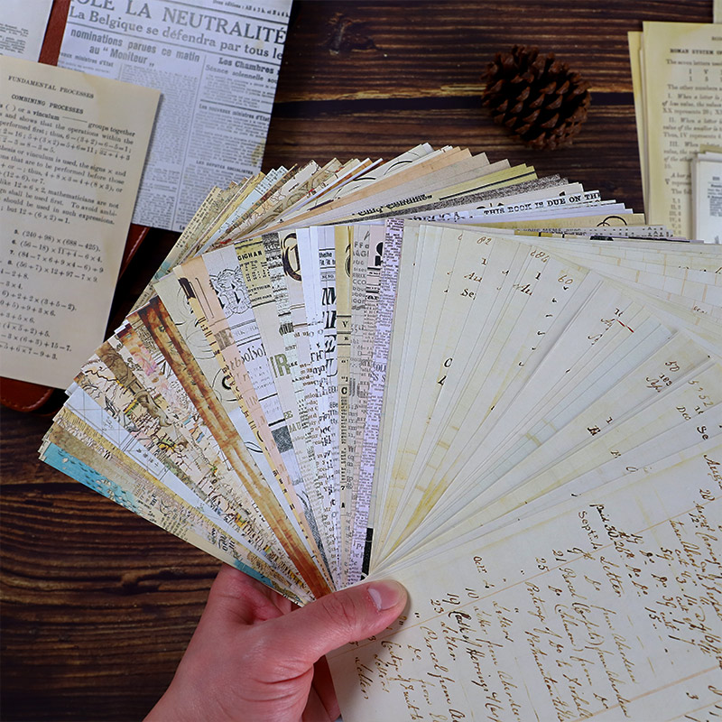 30 Pcs Old Map Flower Letters  - Vintage Junk Journal Scrapbooking Paper recension och pris