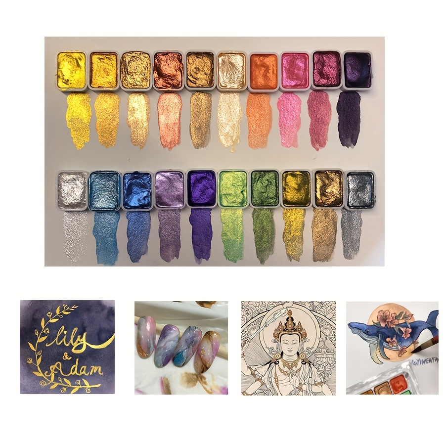 Portable56 Colors Solid Pigmen - Watercolor Paint Set Solid Pigment recension och pris