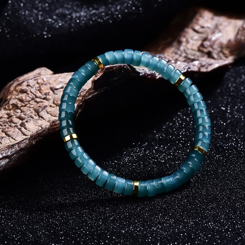Natural Jadeite Blue Water Aba - Beading recension och pris