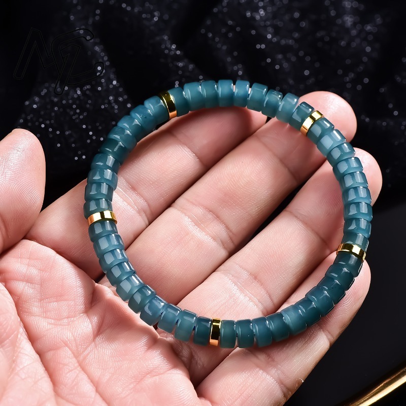 Natural Jadeite Blue Water Aba - Beading recension och pris