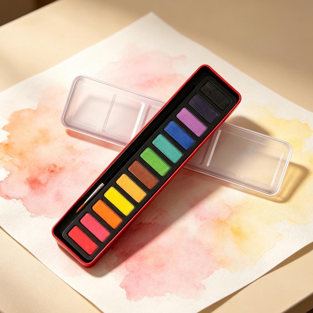 Portable Watercolor Paint Set  - Watercolor Paint Set Solid Pigment recension och pris