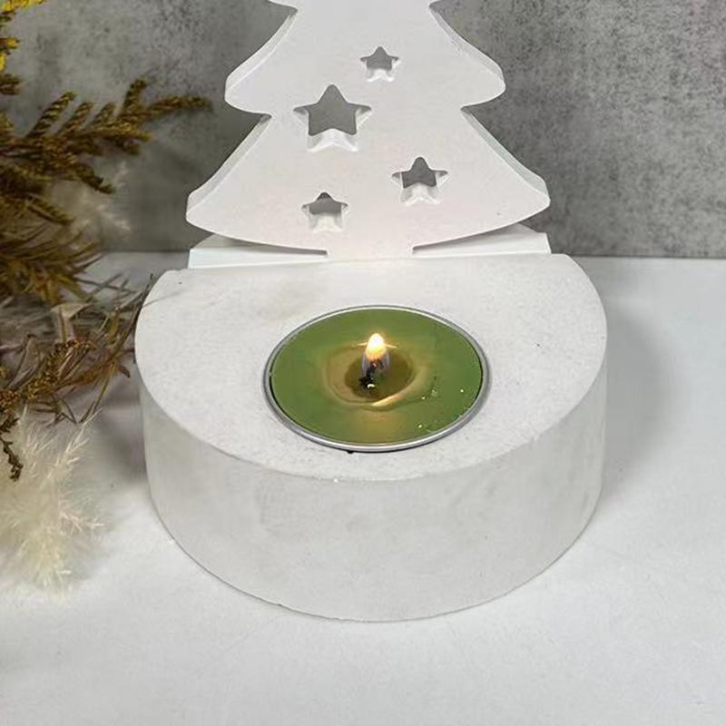 Christmas Tree Candle Base Sil - Silicone Epoxy Resin Molds Set recension och pris