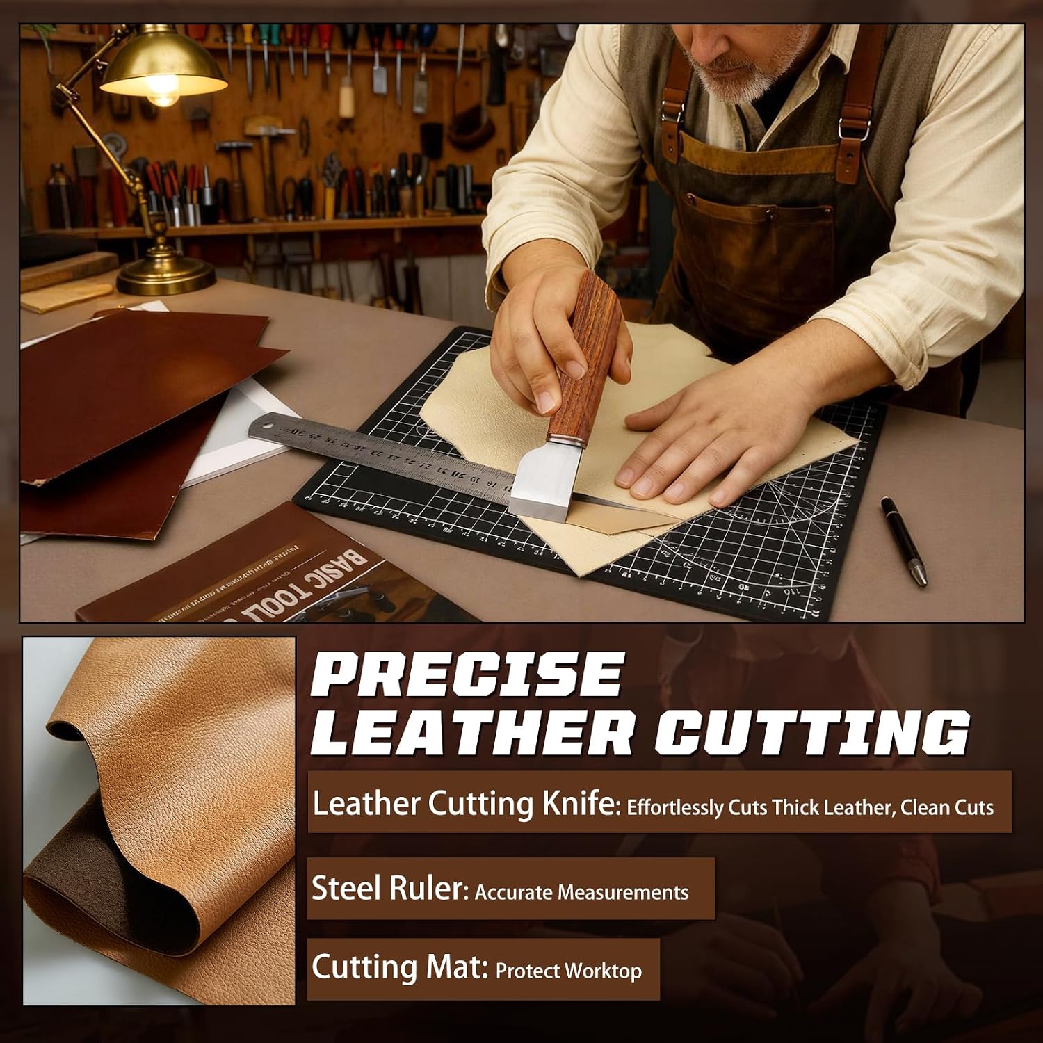 Leather Working Kit, Leather W - Craft Tools recension och pris
