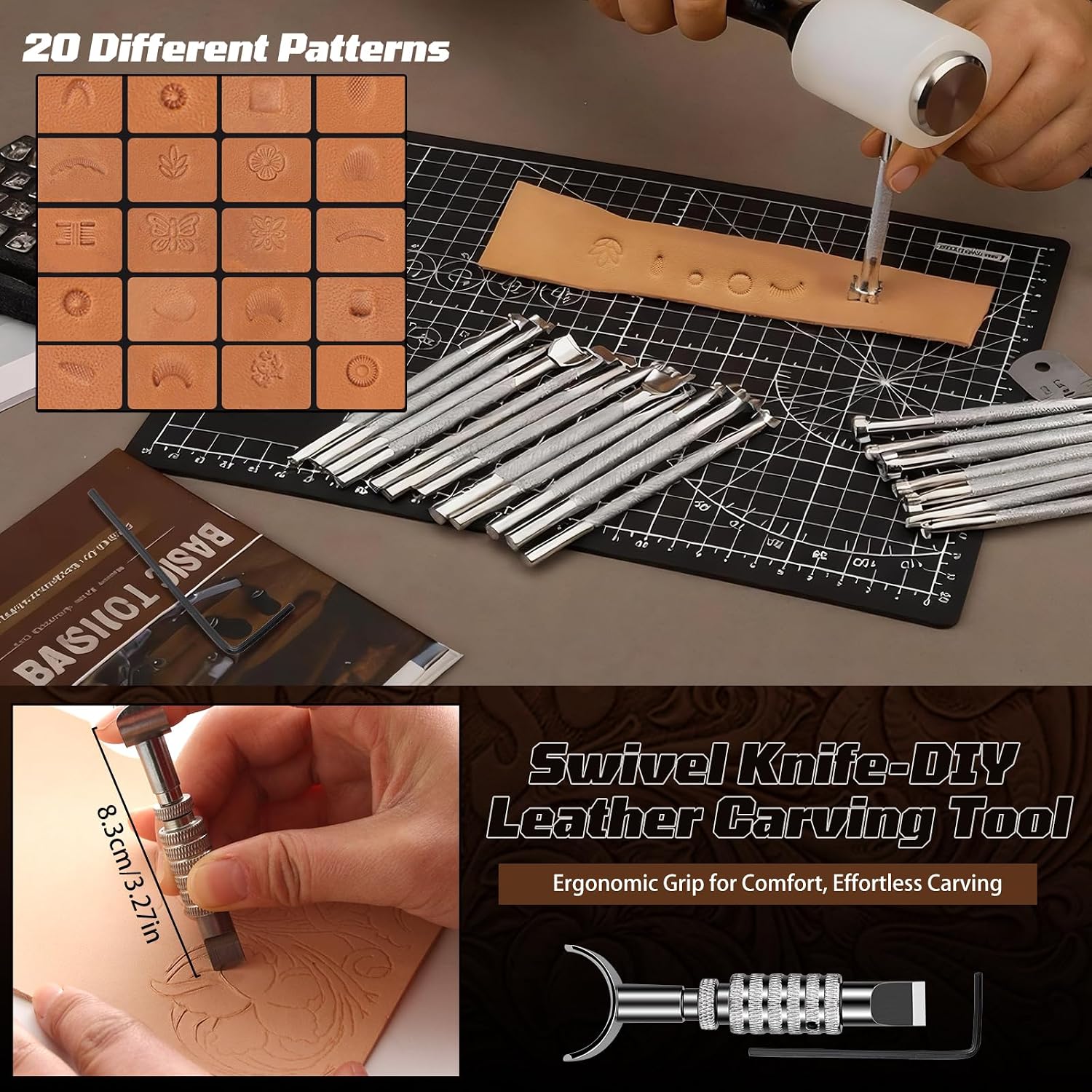 Leather Working Kit, Leather W - Craft Tools recension och pris