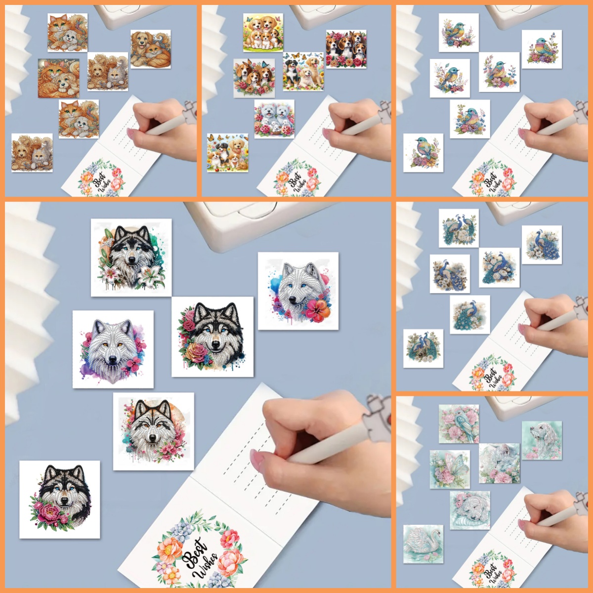 36/5000 6 DIY Diamond Painting - Painting Supplies recension och pris