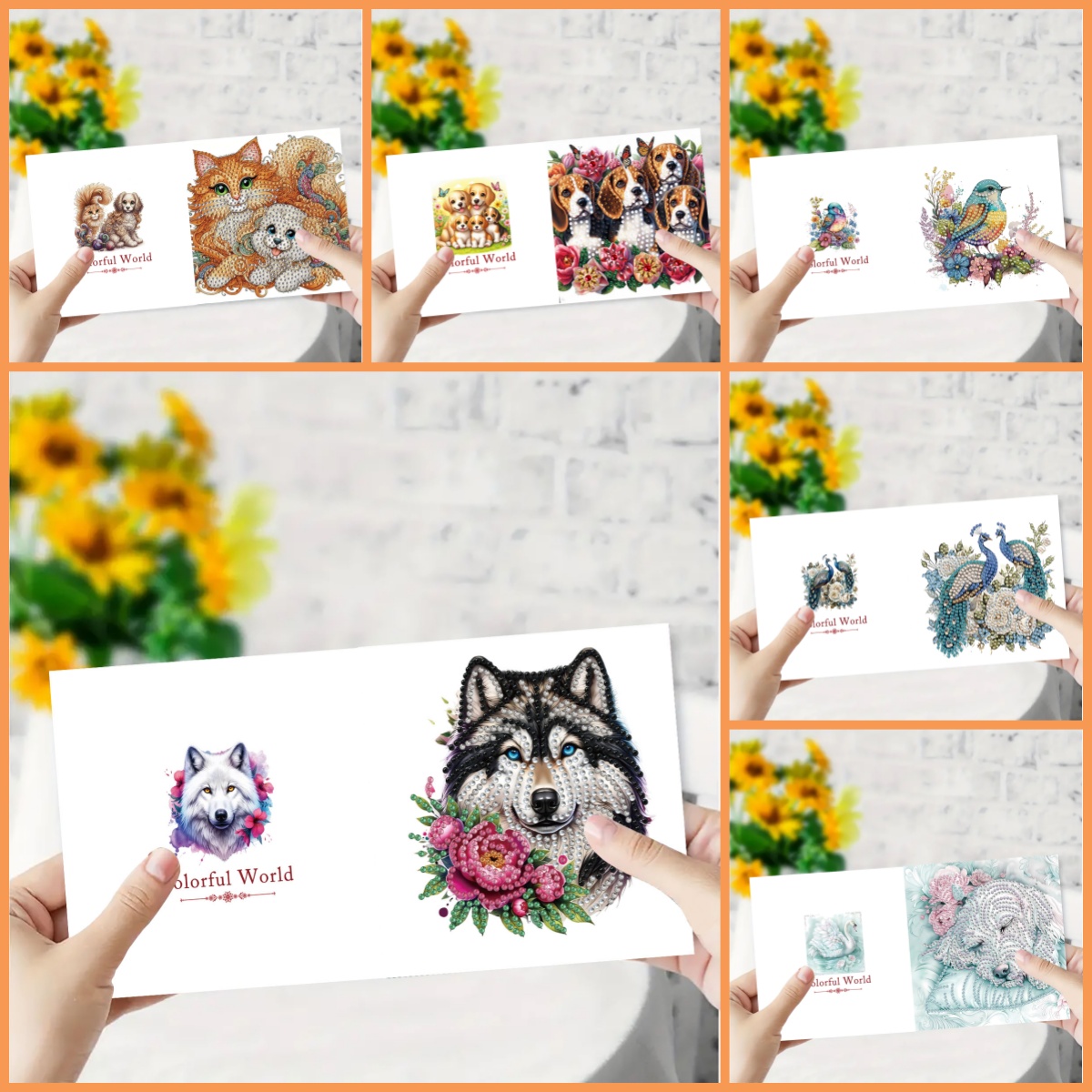 36/5000 6 DIY Diamond Painting - Painting Supplies recension och pris