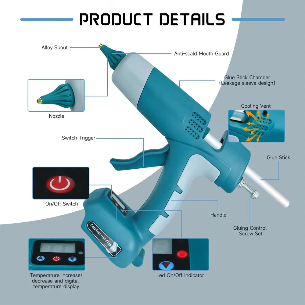 Newest Cordless Hot Melt Glue  - Hot Melt Glue Gun Cordless recension och pris