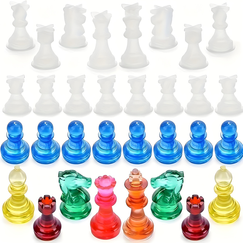 11Chessboard16Resin Silicone M - Silicone Epoxy Resin Molds Set recension och pris