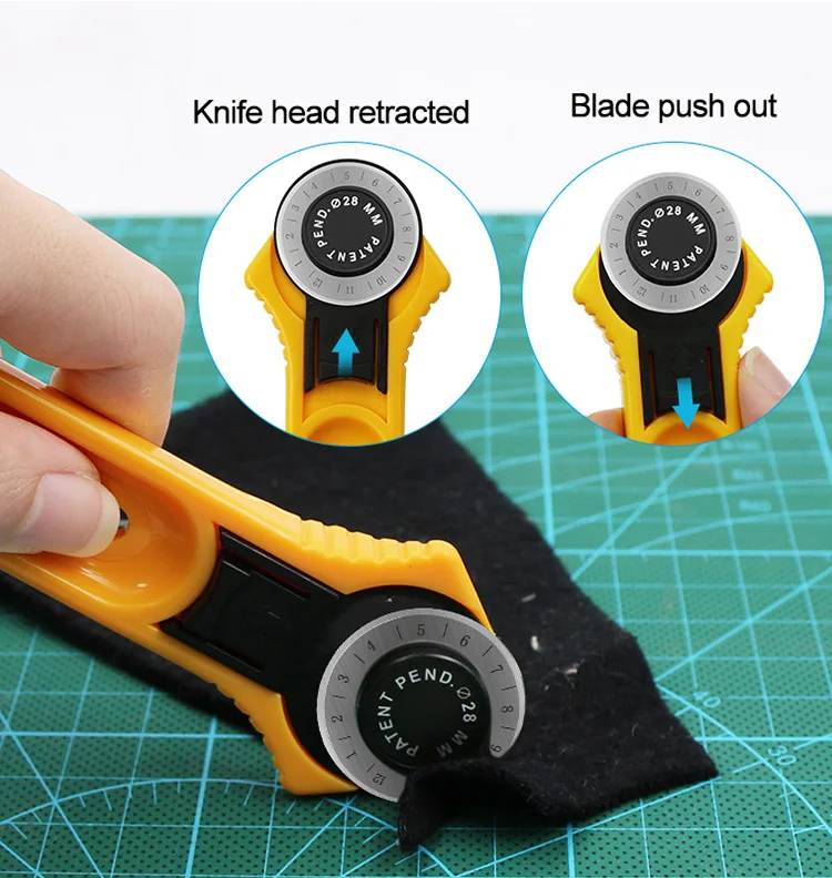 28/45mm Rotary Cutter Blades S - Rotary Cutter For Fabric 45Mm recension och pris
