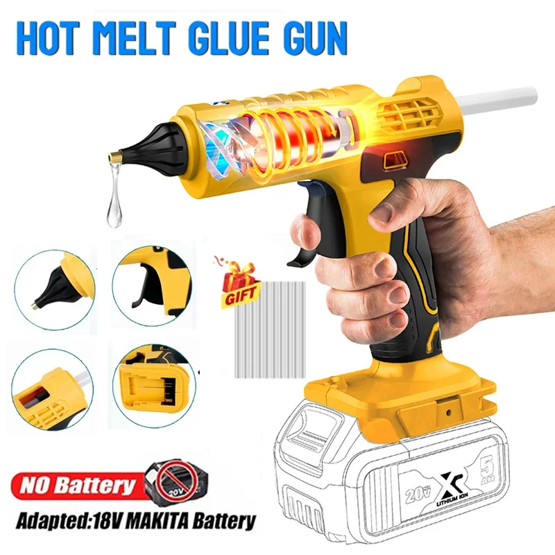 Cordless Electric Handheld Hot - Hot Melt Glue Gun Cordless recension och pris